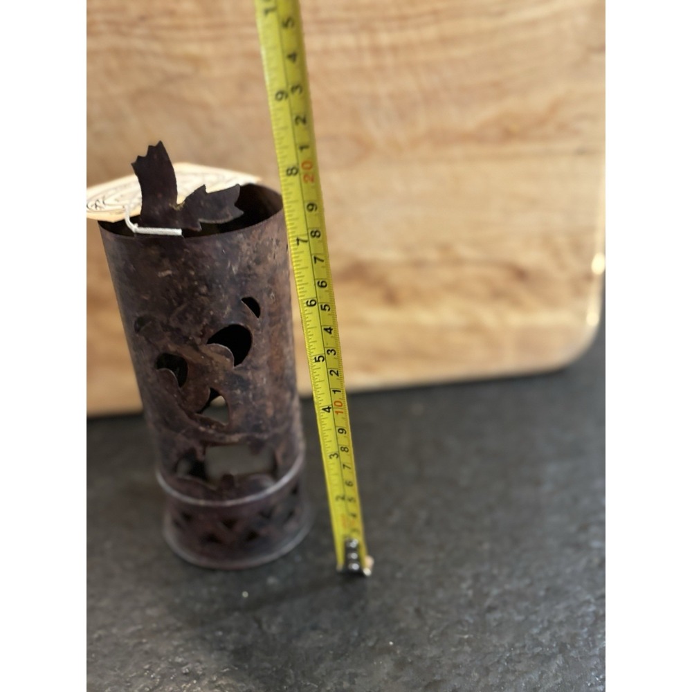 Midwest of Cannon Falls Halloween Jack O Lantern Metal Candle Holder Luminary - Picture 10 of 13